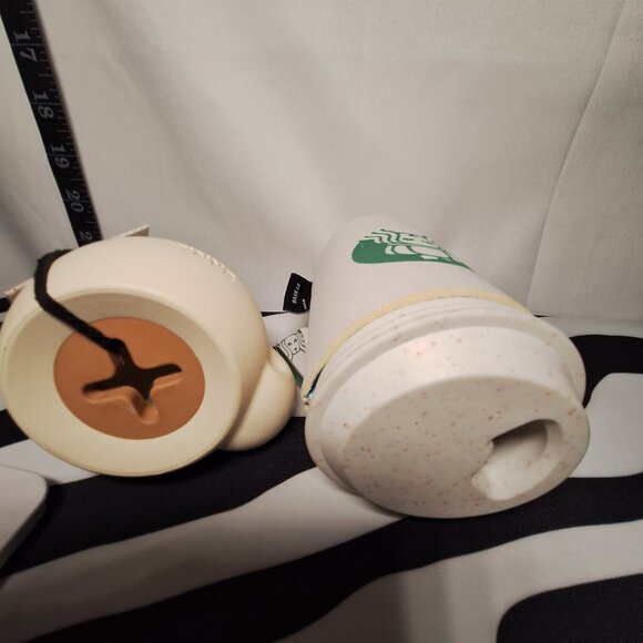 NWT Bark Super Chewer Yappuchino & Pupkin Spice Yappuchino Dog Toys 2 Pack M-L - Picture 9 of 10